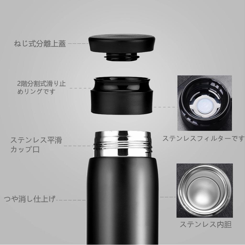 Бутылка для воды MYEEDA из высококачественной нержавеющей стали, 550 мл, термос, бутылка для воды из нержавеющей стали, легко моющаяся, стильная бутылка для воды для кофе