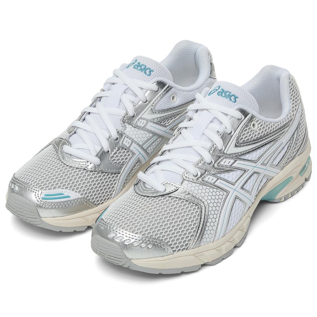 Asics GEL DS TRAINER 14 Амортизация, Износостойкие Низкие Повседневные Кроссовки для Городских Поездок для Бега Унисекс Белый Серебристый Синий 1203A607-102