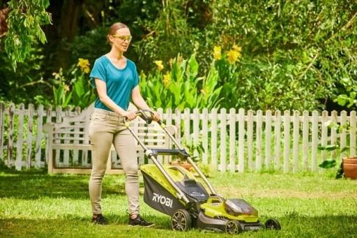 Kosiarka Bezszczotkowa + Podaszarka Ryobi Ry18Lmx40A 2X5Ah 18V Promocja
