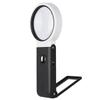 LED Magnifier ABS Handheld Magnifying Glass Foldable HD Lens for Observation and Electronic