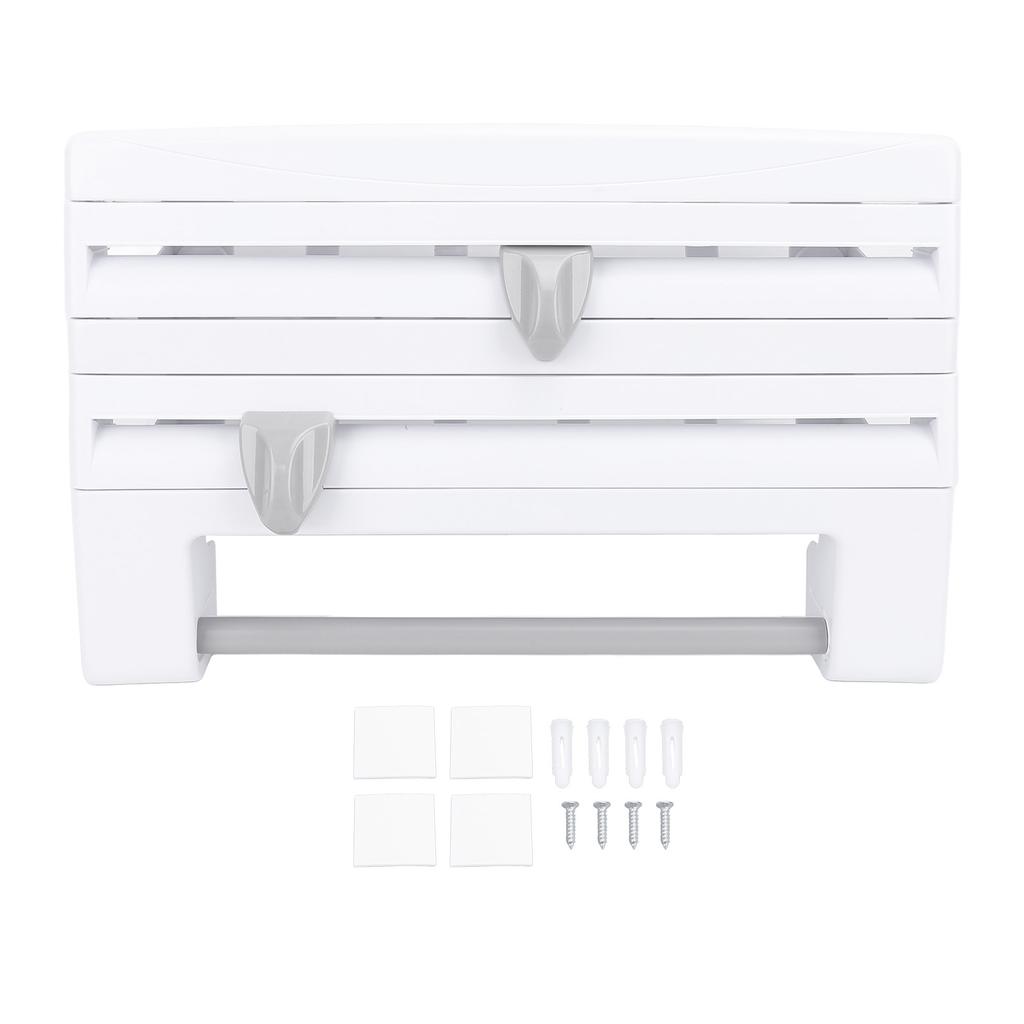 Диспенсер для кухонной фольги настенный, простой в установке, многоцелевой диспенсер для фольги для домашнего использования