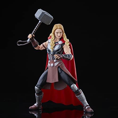 Hasbro Marvel Legends Series Тор: Любовь и гром Могучий Тор F1060 Оригинальный 6-дюймовый (15см) Фигурка с 4 аксессуарами и деталью для сборки фигурки
