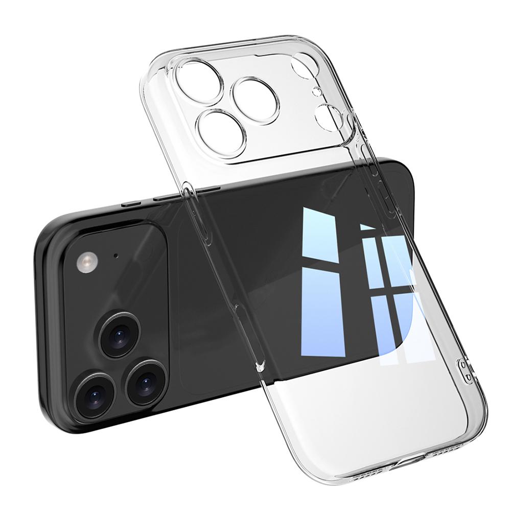 Прозрачный Черный Мягкий Чехол Для iPhone 17 Air 16 16E 15 14 13 12 Pro Max Plus Mini Прозрачный Силиконовый Ультратонкий Чехол 17ProMax Тонкий