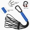 Outdoor Umbrella Rope Hook Hand Woven Key Hooks Rescue Hunting Ropes Hanging Rope Hunting Bird Tool Carabiner Multifunctional