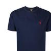 Polo Ralph Lauren SS23 Solid Logo Embroidered Crew Neck Short Sleeve T Shirt Men T Shirt Navy-Blue 710811284-003