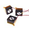 1Pc Dc5V 12V 24V 4010 Computer 3D Printer Cooler Miniature Cooling Fan Graphics Card Fan With Heat Sink Cooler 4010 Cooling Fan