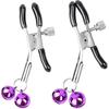 Adjustable Metal Nipple Clamps K330 Entertainment Clip for Women Non-Piercing Nipplerings Clip On Nipple Rings Decorative Clip for Clothing