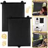 2Pcs Car Sunshade Side Window for Baby Roller Vehicle Shades with Suction Cups And Hooks PVC UV Protection And Privacy Car Window Cover