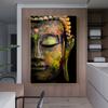 Vivid Buddha Face On Canvas Painting Wall Art God Posters Prints Hindu Buddhism Zen Home Decoration for Living Room Cuadros