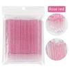 100 Pcs Disposable Crystal Microbrush Individual Lash Removing Swab Micro Brush For Women Eyelash Extension Makeup Brush Tools