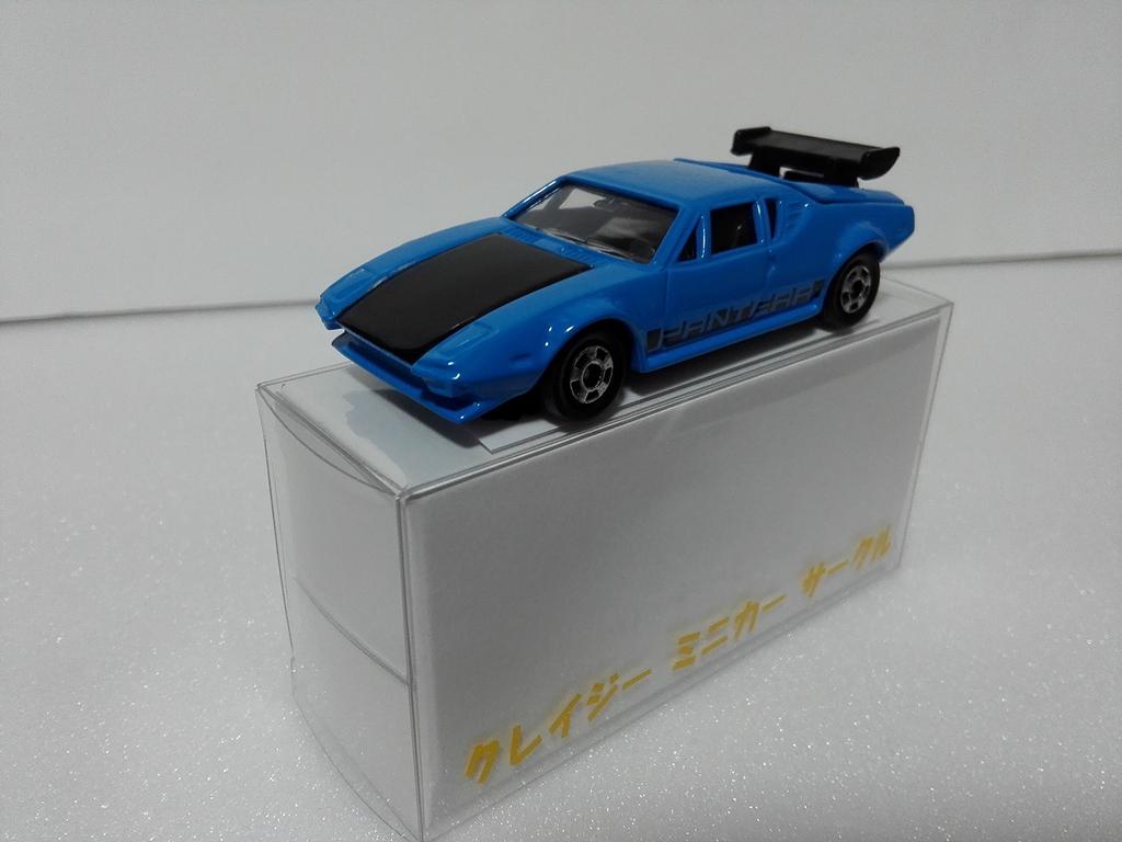 No Box Out of Print Tomica Anniversary II De Tomaso Pantera My Shop with Clear Case CMC Amazon Warehouse Shipping (blue-black)