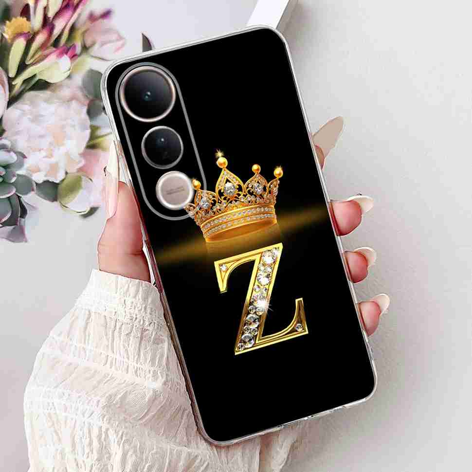 For Vivo V50 Lite 5G Case Luxury 26 Letters Cover Soft Silicone Phone Case For Vivo V50 Lite V50Lite 5G Back Cover Fundas