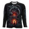 Men's T Shirt Tee Dragon Graphic Prints Crew Neck 3D Print Street Long Sleeve Print Clothing Vintage Sports Designer Basic