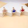 Ballet Girl Pearl Brooch Alloy Dancing Girl Rhinestone Corsage Women'S Jacket Coat Brooch