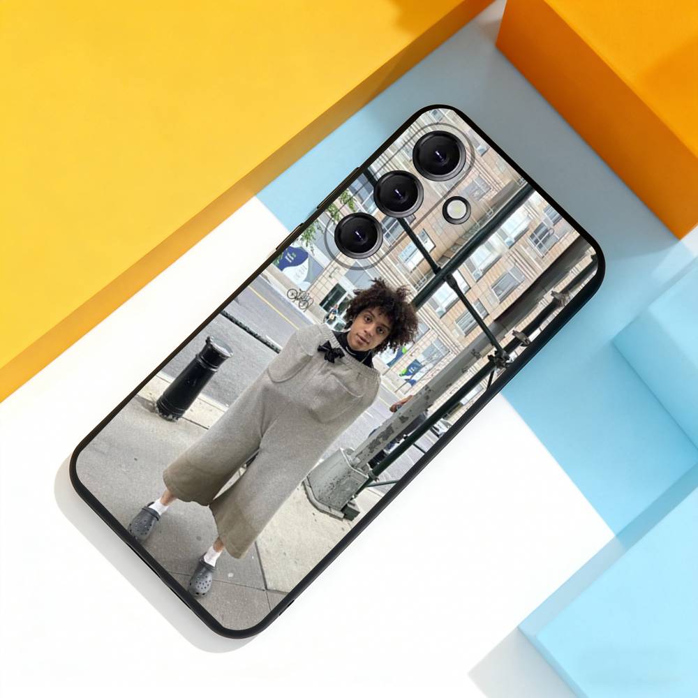 X-Xaviersobased Funny Phone Case For Samsung Galaxy A 73,72,51,53,52,71,22,5G,Note,J7,8,9 Soft Precise Hole Black Cover