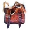 9" Small Leather Messenger Bag Shoulder Bag Cross Body Vintage Messenger Bag for Women & Men Satchel Man Purse