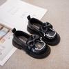 Children's Small Black Shoes In Autumn 2025 New Girls' Leather Shoes Campus Performance Single Shoes Loafers Spot
