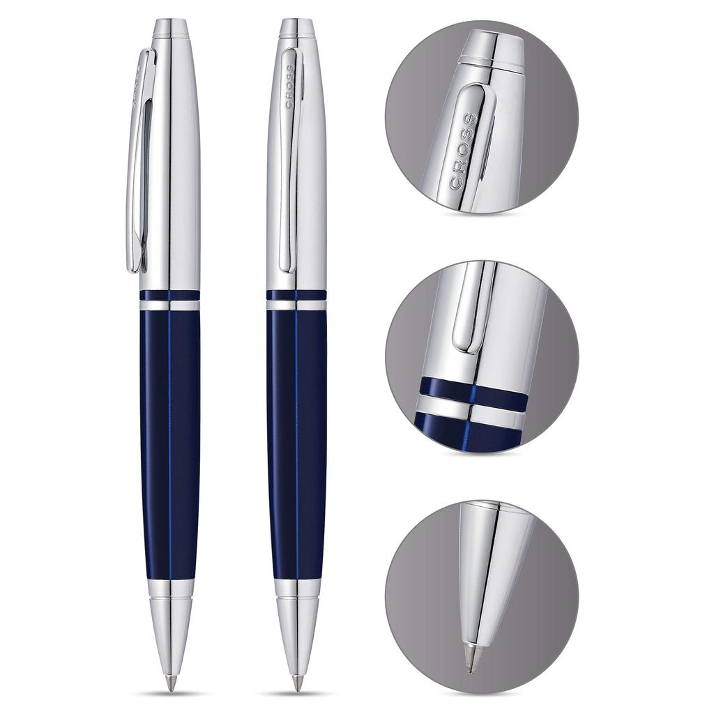 CROSS Ballpoint Pen Flounder Blue Regular Import Product Oil-based NAT0112-3