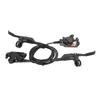 2pcs Electric Bike Hydraulic Disc Brakes 4 Piston Front Rear Oil Pressure Disc Brake Set for Modification