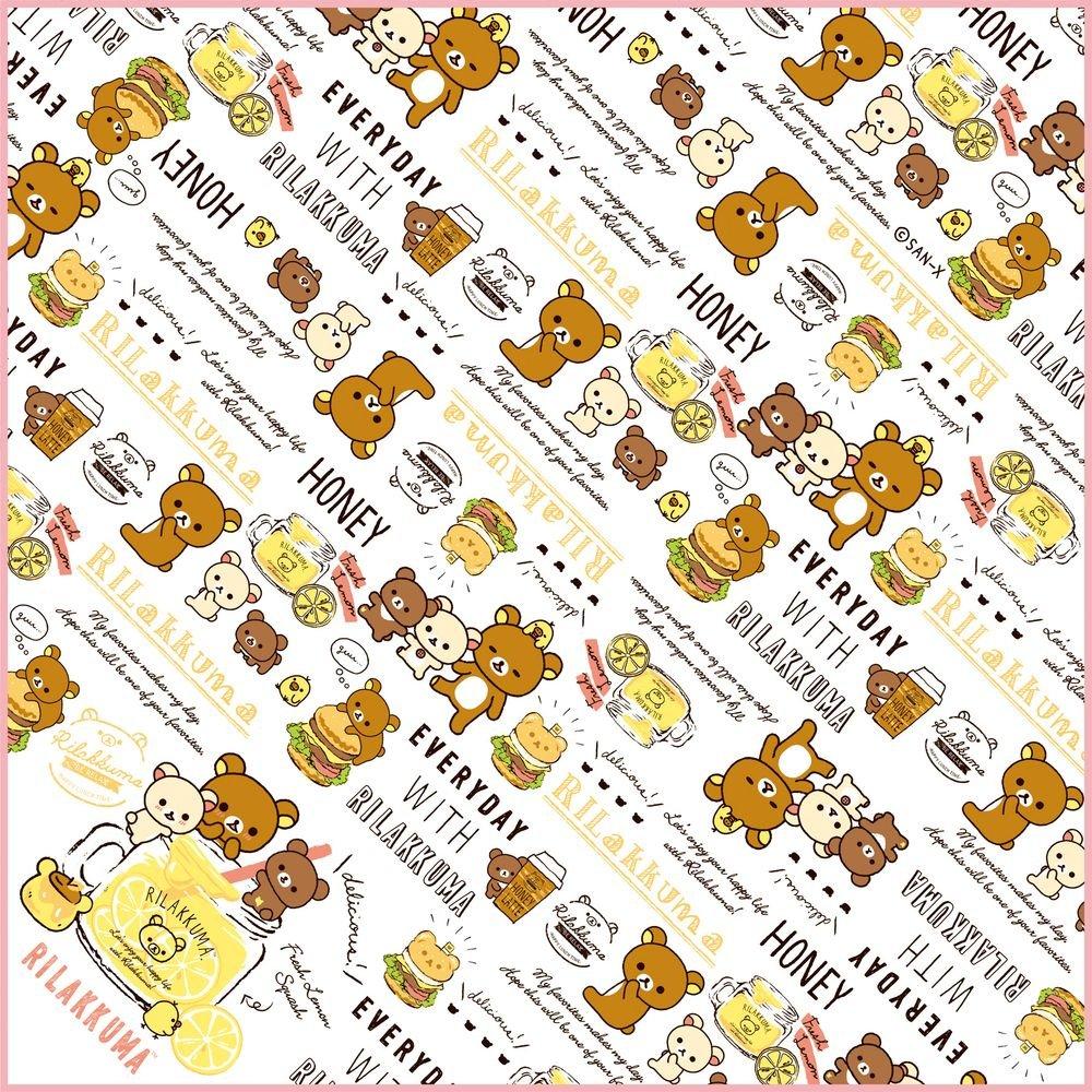 Rilakkuma Lunch Market Lunch Napkin Pattern Honey All-over