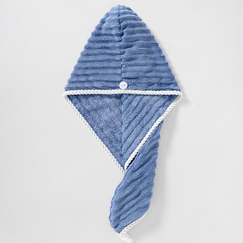 Мягкое впитывающее полотенце для волос из кораллового флиса и симпатичная повязка на голову для душа