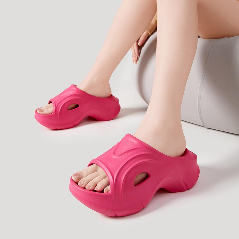 Модные новые летние женские сандалии на платформе, удобные повседневные сандалии, нескользящие сандалии для пляжа, женская обувь для ванной