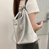 Wind Backpack Women's New Silver Bag Chain Student Class Large Capacity Casual Backpack