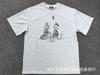 New KITH FW Cartoon Anime Printed Casual Unisex Couples Pocket short sleeved Tshirt