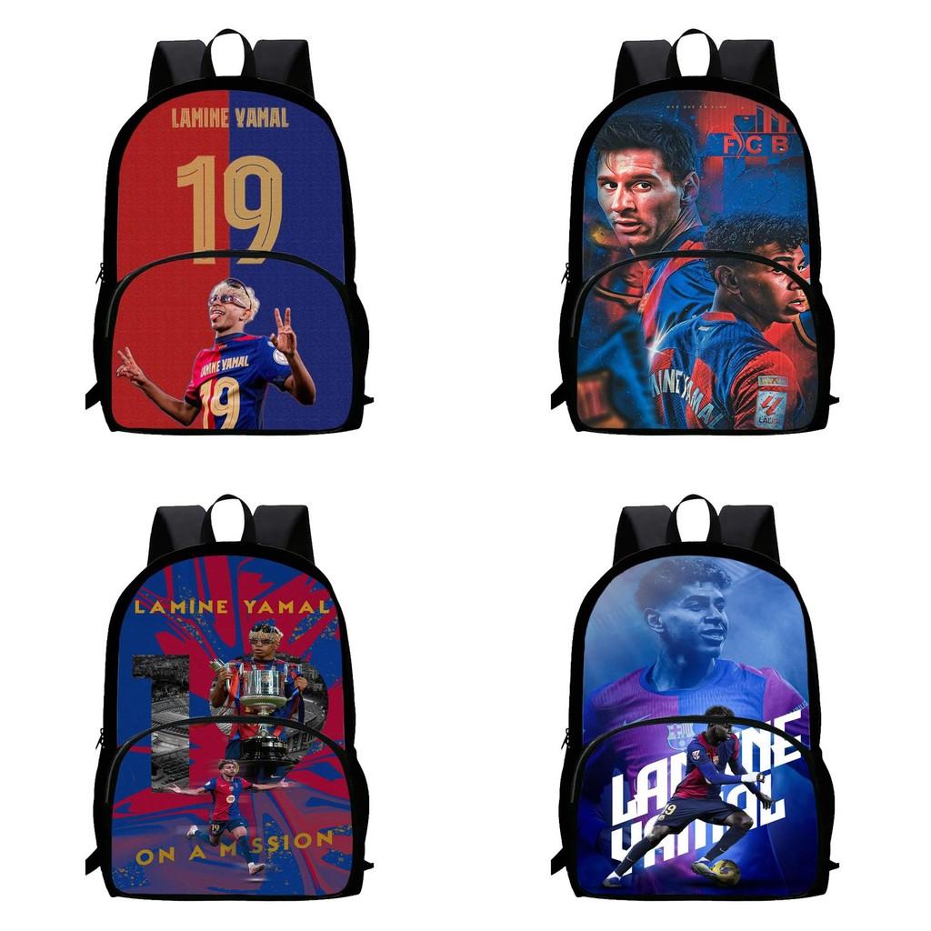 Trendy Yamal Backpack Oxford Material Double Shoulder Design Daily Use School