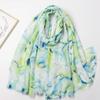 2024 Spring And Autumn Winter New Cotton And Hemp Long Thin Scarf Travel Versatile Sunscreen Warm Shawl For Women