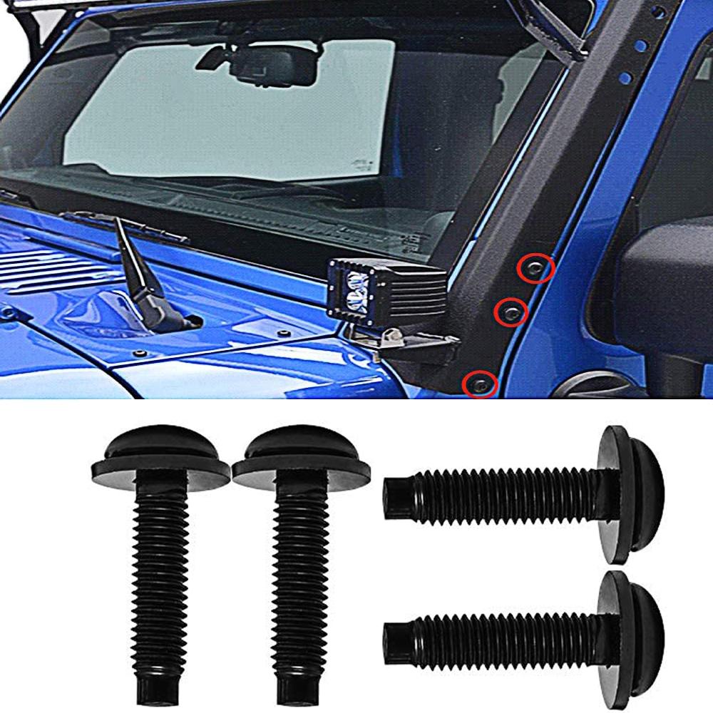 Замена болта M8 Torx для Jeep Wrangler JK 07-17 Стойка Рама лобового стекла Жесткая Полная дверь Петля Дуга безопасности Установочный болт