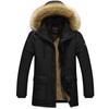 Winter Men's Cotton-padded Jacket Men's Mid-length Coat Men's Coat Loose Cotton Coat Large Size