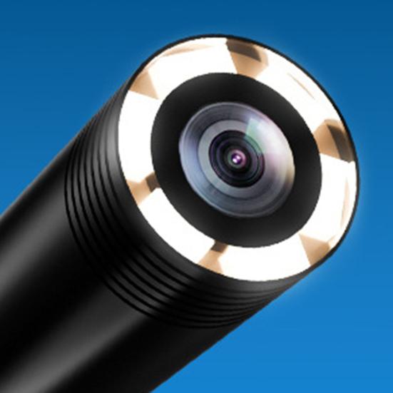 Эндоскопическая камера 1920P HD-совместимая с 8 светодиодными лампами Водонепроницаемая инспекционная камера Тип-C Эндоскоп для двигателей автомобилей-рыб