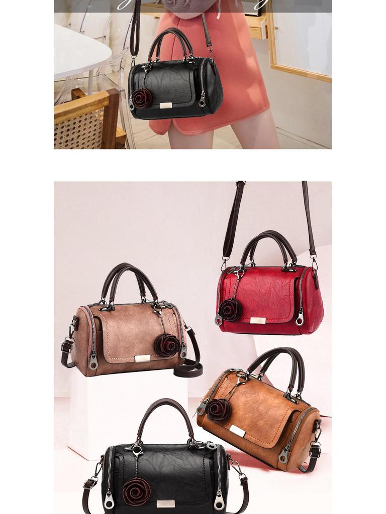 2019 Женская Летняя Мода Мягкая Кожа Бостон Подушка Сумка-Тоут и Сумка Кроссбоди