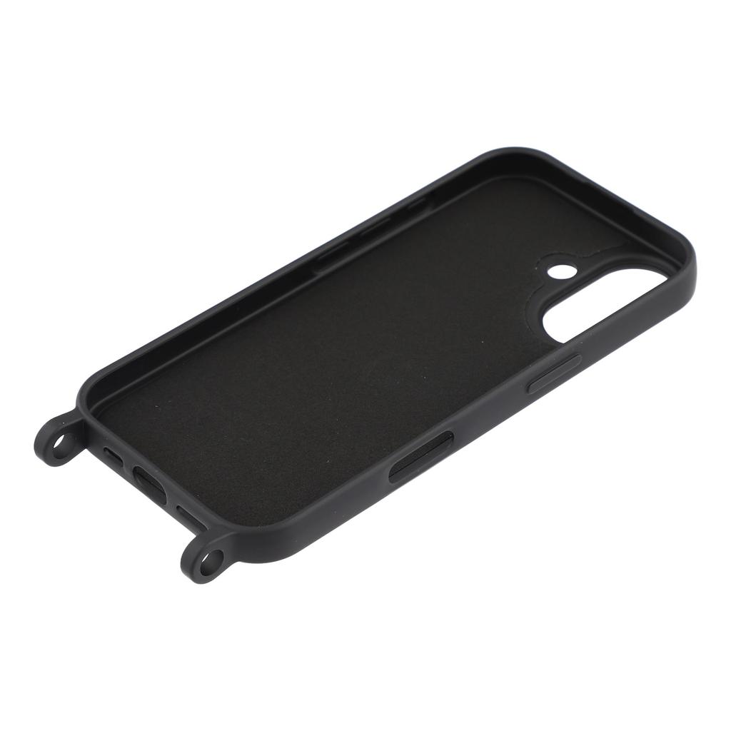 For iPhone 17 Case Liquid Silicone Protective Phone Cover with Crossbody Lanyard