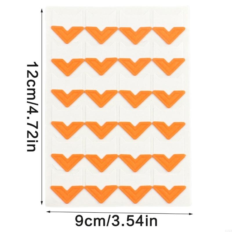 62KD Pack of 12 Adhesive Photo Corner Sticker for Scrapbooking and Album