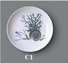 Creative Wall Ceramic Hanging Plate Wall Decorative Dish Home Decor Crafts Hanging Background Wall Combination Ornaments