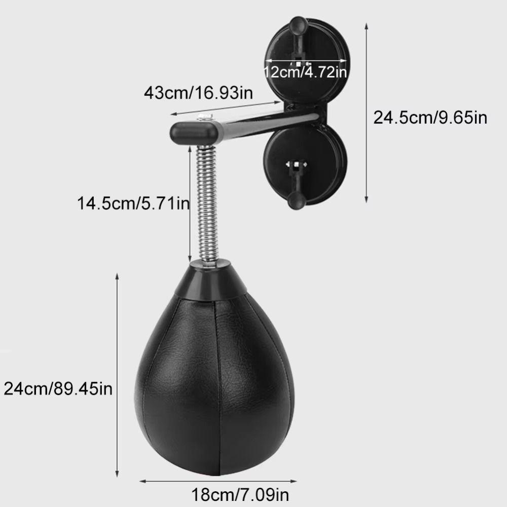 Wall Mountable Boxing Training Ball With Suction Cup Boxing Punch Ball  Home Training