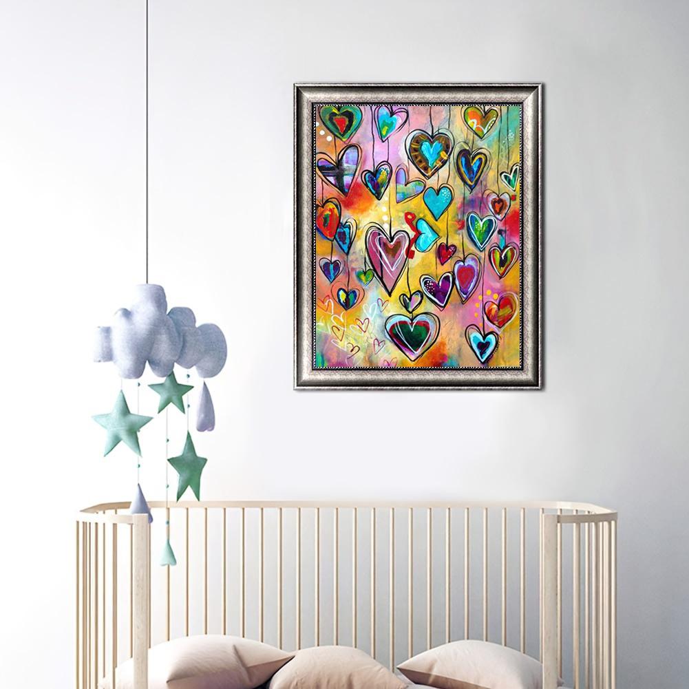 DIY алмазная живопись Любовь Колокольчики Вышивка крестом комплект мозаика искусство алмазная живопись полный круг/квадратный алмаз украшение дома