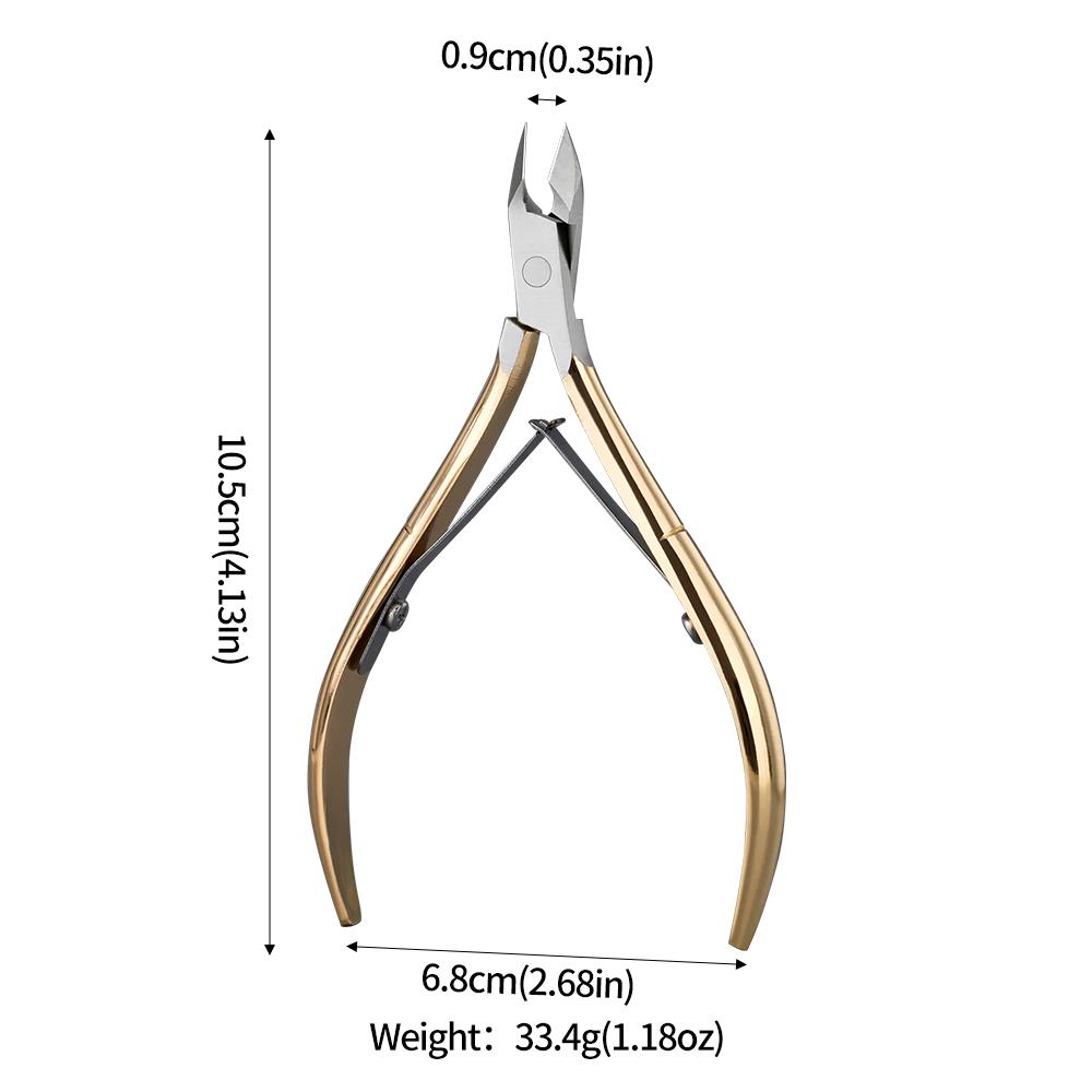 Профессиональные маникюрные ножницы из нержавеющей стали, кусачки для кутикулы, кусачки для ногтей, средство для удаления омертвевшей кожи, пушер, инструменты для ухода за ногтями