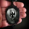 Готический панк ретро кулон из смолы - Темный лес осенне-зимний тренд кулон-тень