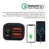 PD+QC3.0 USB-зарядное устройство для мотоцикла, быстрое зарядное устройство, 60 Вт, руль, два разъема USB с переключателем, вольтметром, водонепроницаемый адаптер питания 12 В