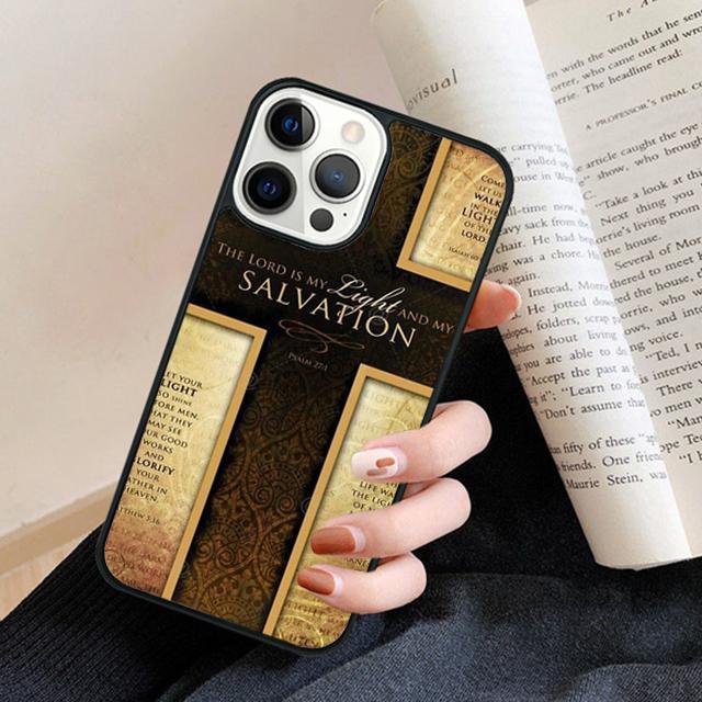 Чехол для телефона с рисунком Библия Иисус Христос Христианский Крест для iPhone 17 Air 16 15 14 13 11 12 Pro Max Plus