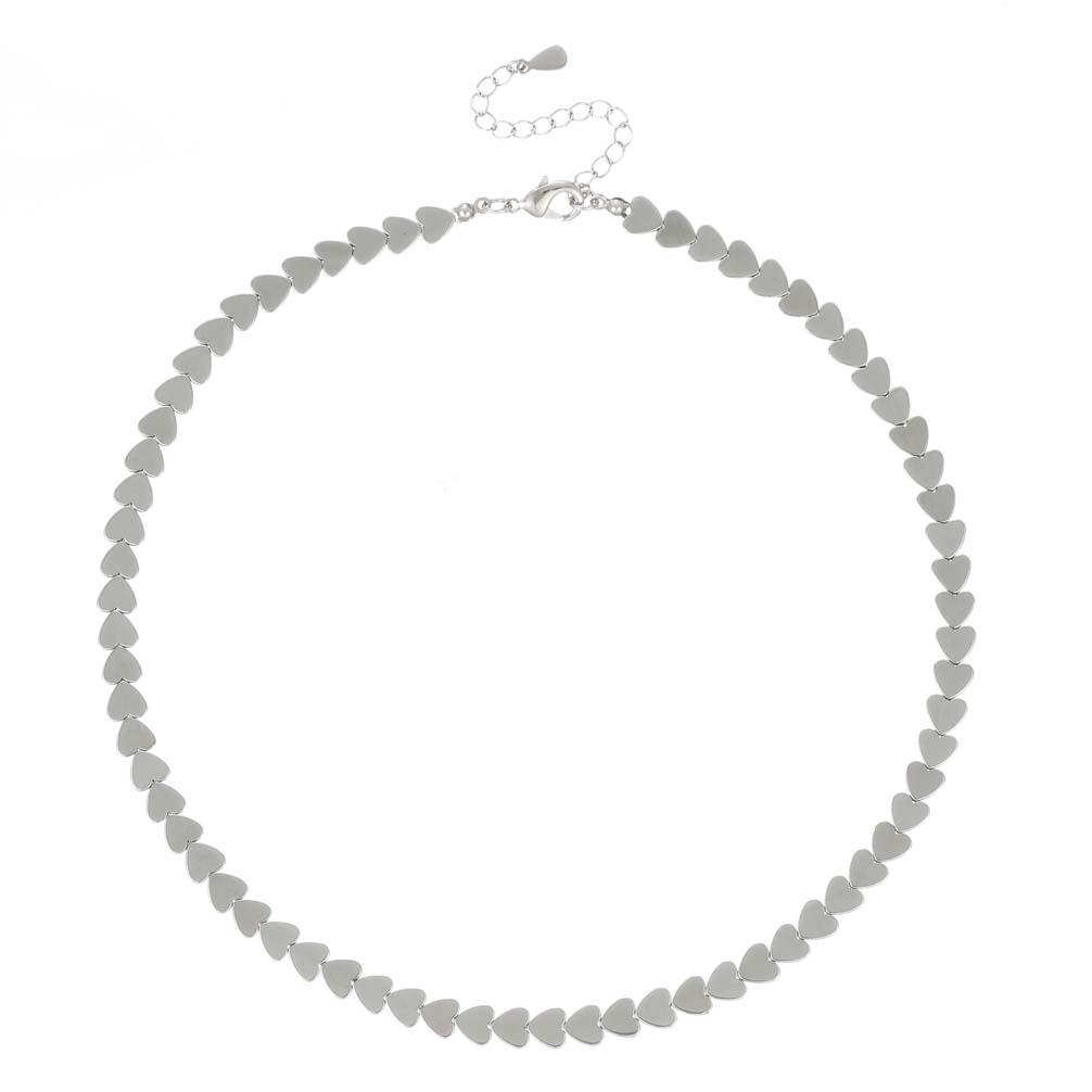 Европейское и американское ожерелье-сердце из натурального гематита с магнитом - Женский модный роскошный летний аксессуар