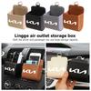 For KIA Multifunctional Car Air Outlet Storage Box Hanging Phone Organizer Tool Auto Accessories Stinger Optima Cerato Soul