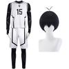 Blue Lock Cosplay Kiyo Yoichi Cosplay Costume with Kiyo Yoichi Soccer Training Isagi Building Second Jersey Number Blue Lock Rank 15 Yoichi Second