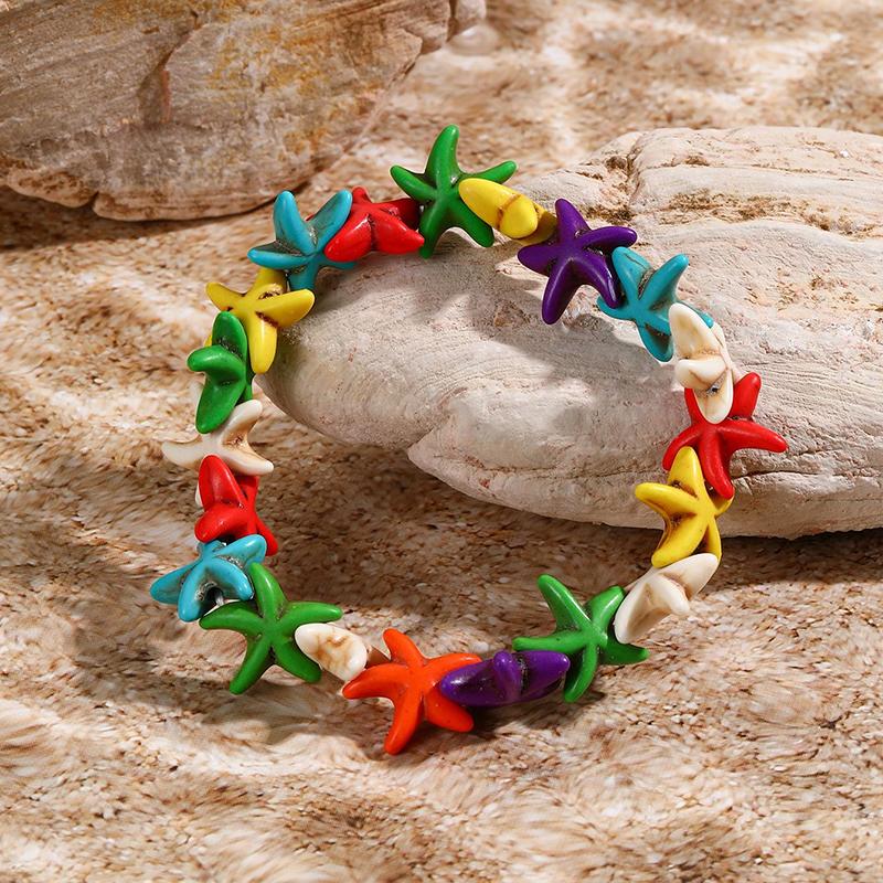 Богемные браслеты из натуральных ракушек для женщин, браслет из плетеной веревки с морской звездой, черепахой, раковиной, пляжные украшения ручной работы для отдыха, подарки