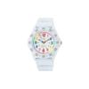 Men's VR78-001 ( Watch Q&Q) Round Watch White Resin Analog