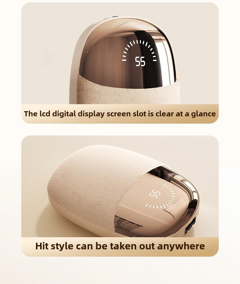 Двусторонняя перезаряжаемая плюшевая грелка для рук - портативное самонагревающееся устройство