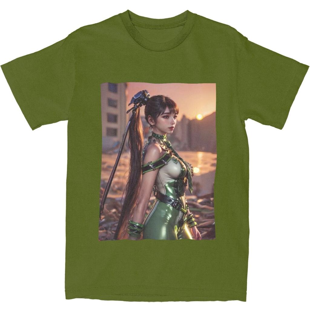 Всесезонная мужская женская футболка для фанатов игры Stellar Blade, крутые летние футболки в стиле Y2K, забавные топы из 100% хлопка, идея для подарка